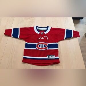 NHL Montreal Canadiens Red, Blue & White Kids Hockey Jersey (French Version)